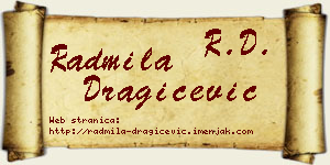 Radmila Dragičević vizit kartica